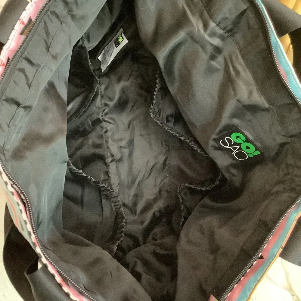 EUC GO! SAC tote overnight‎ diaper bag tote 3 piece set Aztex